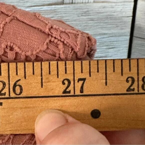 D & Co Womens jacket blush lace outside knit inside cottagecore zip up plus size - Picture 8 of 10